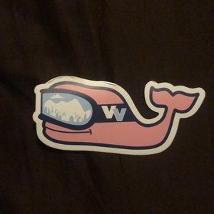 Vineyard Vines Whale Ski Sticker